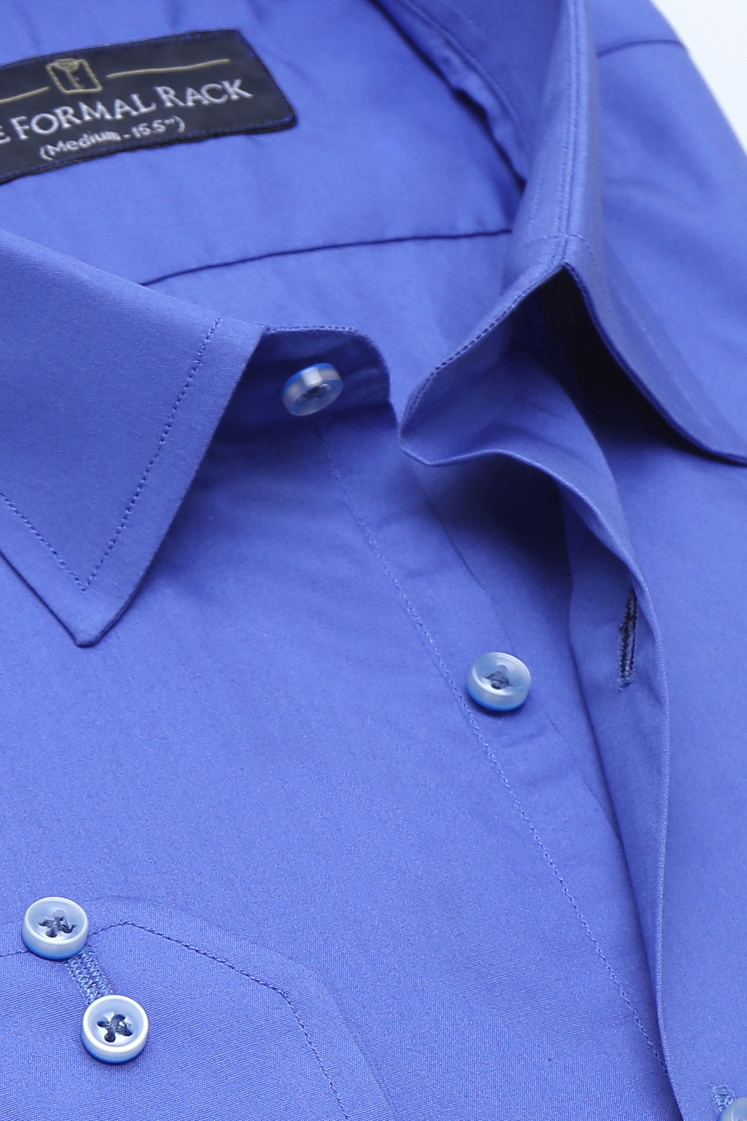 Royal Blue Solid Shirt