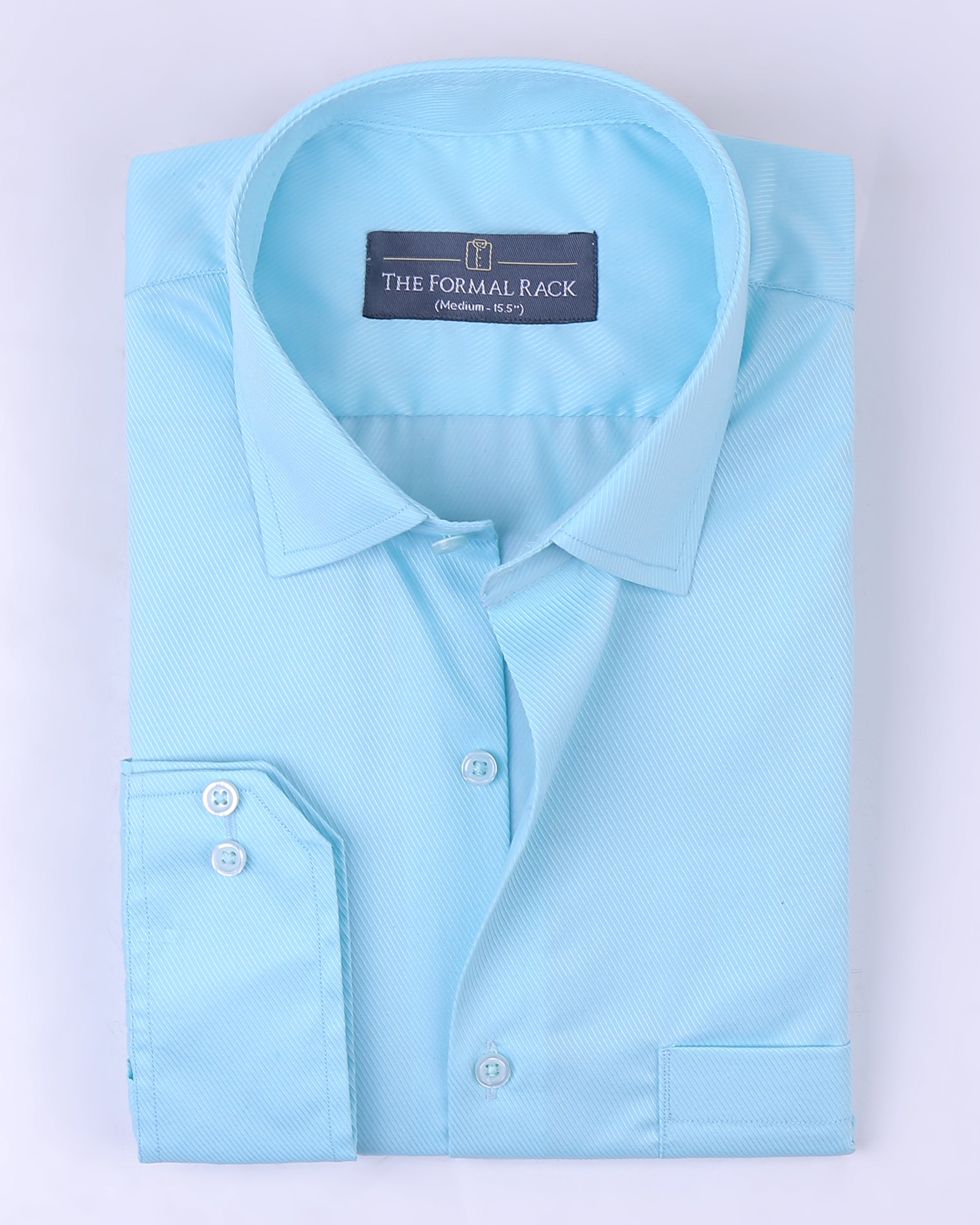 Textured Turquoise Shirt