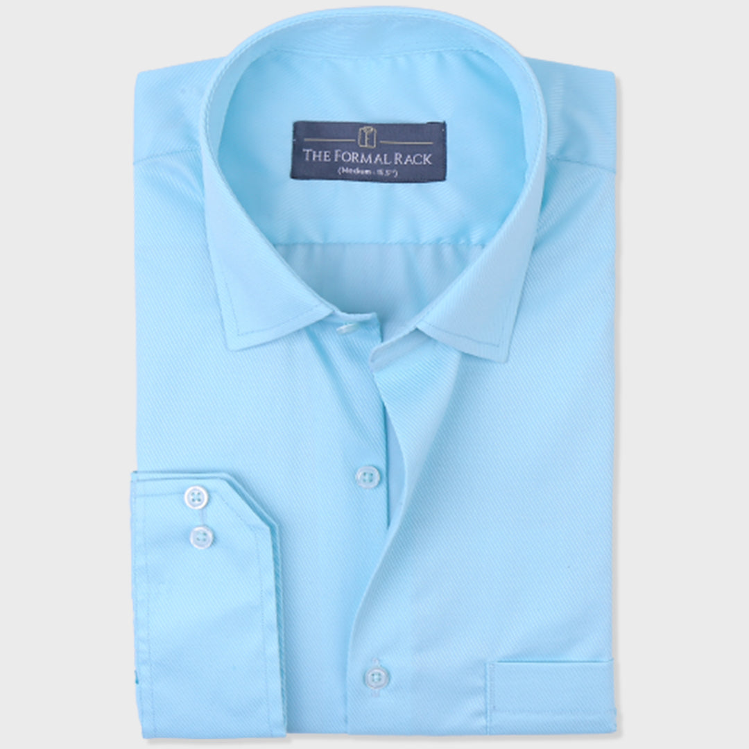 Textured Turquoise Shirt